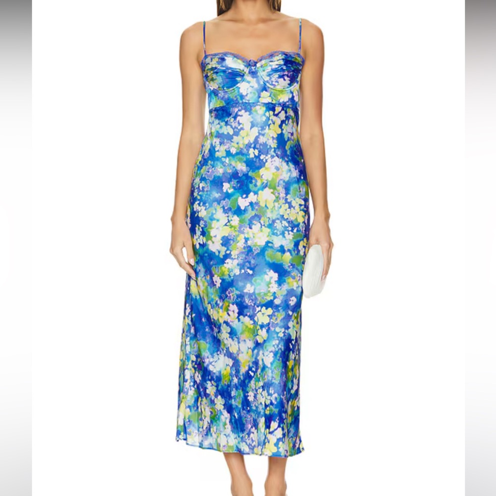 NEW Florianne Dress in Blue Yellow Abstract
ASTR the Label, Size M